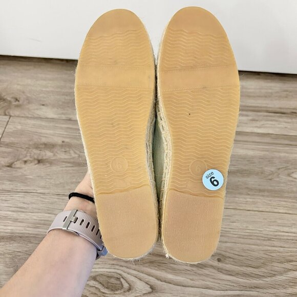 Sea Star Beachwear Bayside Beach Club Espadrille Lemon Sky Size 6 BRAND NEW - Picture 9 of 10